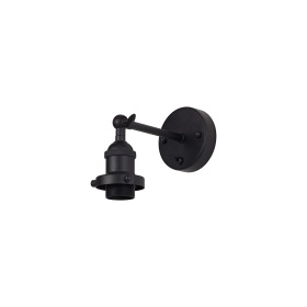 D0668  Dreifa Switched Wall Lamp 1 Light Matt Black